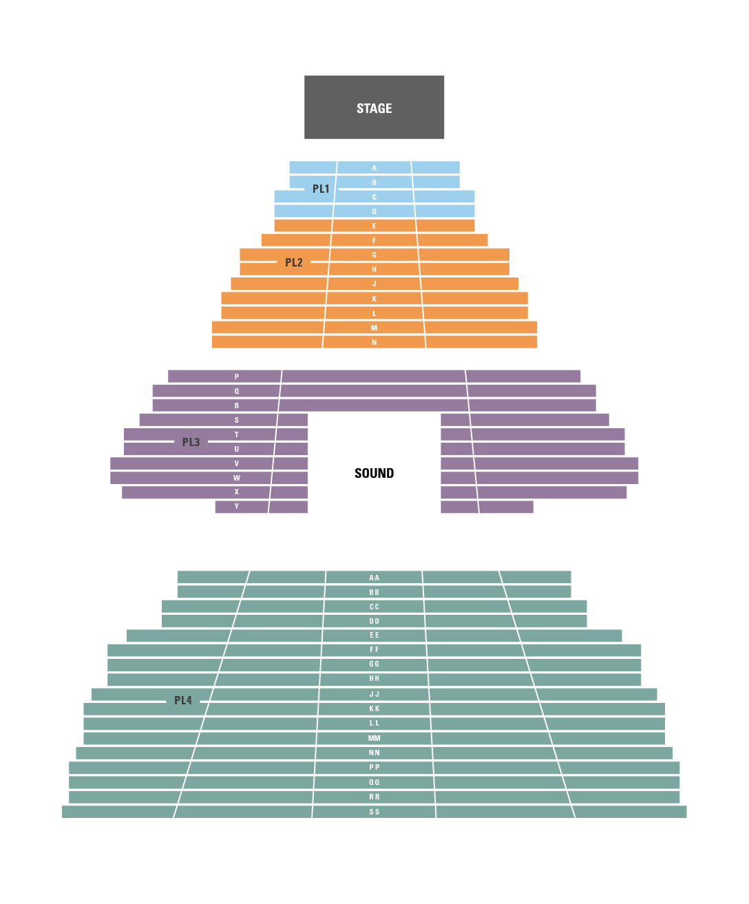 Iroquois Amphitheater Seating Chart